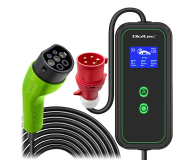 Qoltec Mobilna ładowarka EV z regulacją 2w1 Typ2 (7kW, 230V, 5m) - 1483427 - zdjęcie 1